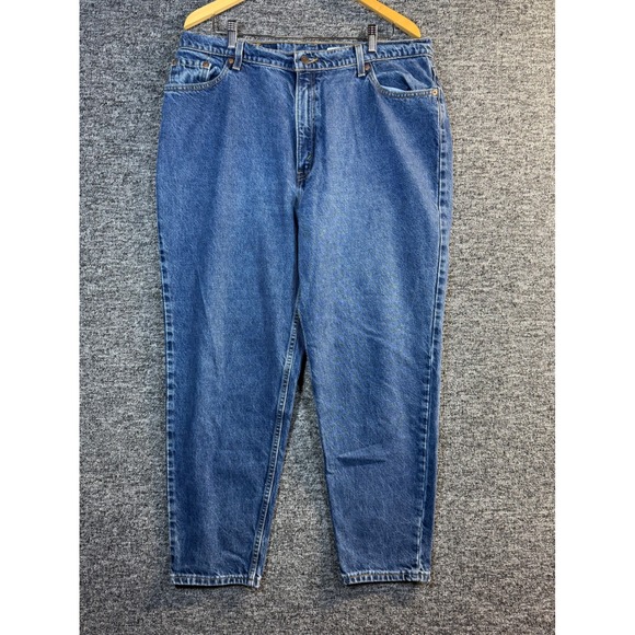 Levi's Denim - Vintage Levis 522 Tapered Fit Jeans Blue High Rise Made in USA Size 20 SHT 38x26